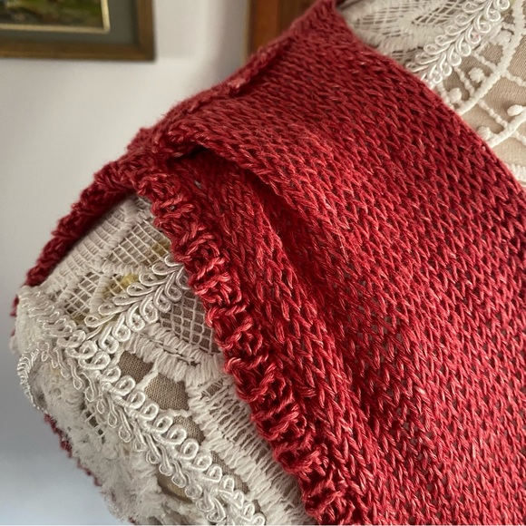 BROCHU WALKER Rhain Wrap Top in Ruby Linen $248 - Picture 4 of 7